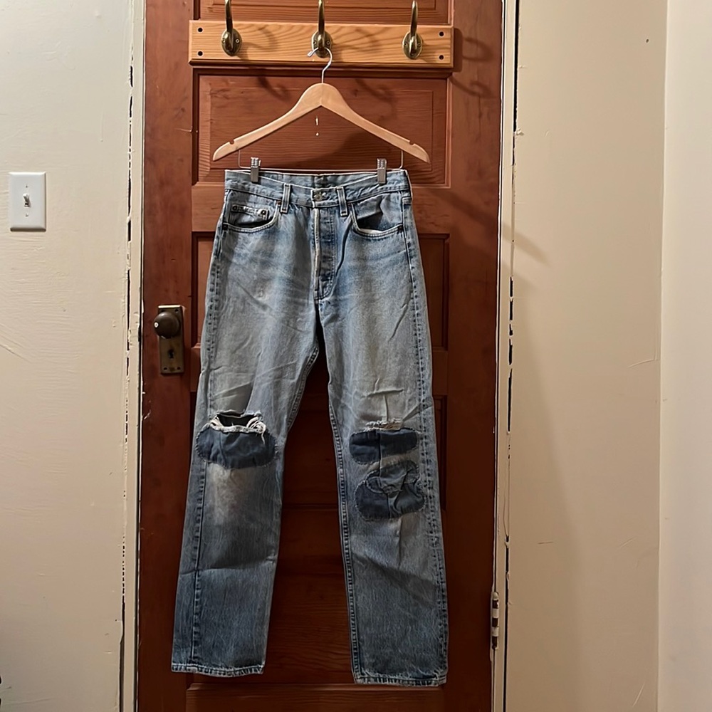 Vintage Levi’s jeans with patches!